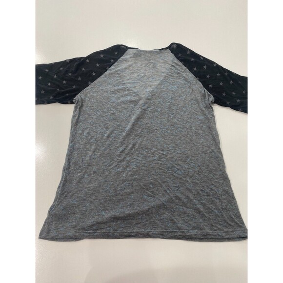 Harley Davidson Brilliant + Beautiful Gray with Blue Burnout Star Sleeves XL - Picture 9 of 9